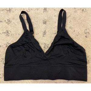 Soma Black Super Soft Unlined Wireless Bra Large